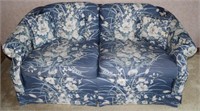 Ethan Allen Traditional Classics Blue Loveseat 2