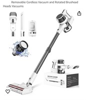 Removable Cordless Vacuum and Rotated Brushead