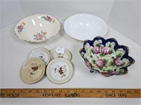 Mixed Fine China Lot Bowls & Small Plates