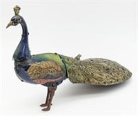 German Ebo Pao Pao Tin Windup Peacock
