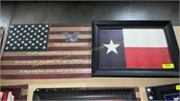 Texas Flag & Patriotic Wall Art Decor