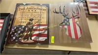 2 ct. Patriotic Flag Wall Art