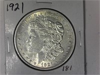 1921 Morgan Silver Dollar