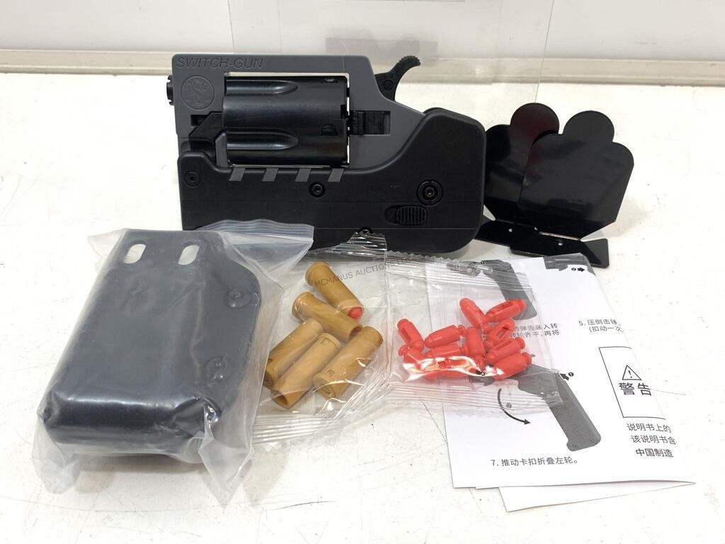 New Switch-Gun Folding Toy Plastic Pellet Shooter