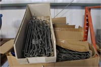GROUP OF ASSORTED PEG BOARD HOOKS