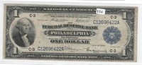 1918 Large $1 Philadelphia National Currency Note