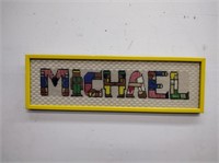 Michael Needle Point Wall Art