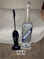 Oreck sweeper, Cord free electric sweeper