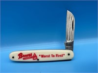 Braves "Worst To First" Knife