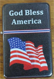 New God bless America Zippo style lighter