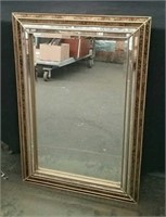 Large Decorative Framed Mirror, Approx. 26