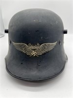 German WWII Luftschutz M40 Helmet Q64 With C