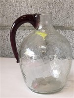 Vintage Crackle Glass Jub