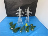 Trees and Power Pole Towers, one with some issues