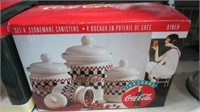 COCA COLA CANISTER SET