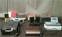 Box-Radios, Weather Radio, Alarm Clocks,  &