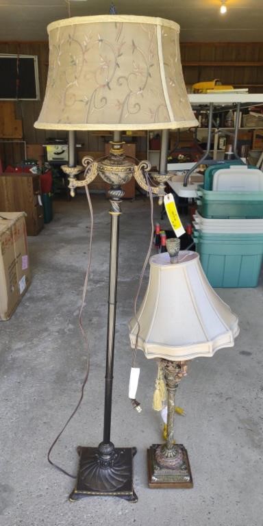 Floor (58") & Table Lamps *Bidding 1xqty