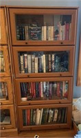 BARRISTER GLASS FRONT BOOK CASE 4 Shelves 60” x