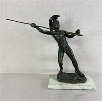 Macedonian Warrior Metal Sculpture