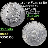 1897-o Vam 12 R5 Morgan $1 Grades Choice AU/BU Sli