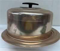 MCM Covered Cake pan vintage