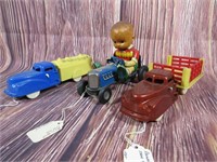 Lot of (3) Vintage Toy Trucks & Cars