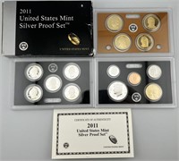 2011 US Silver Proof Set - #14 Coin Set