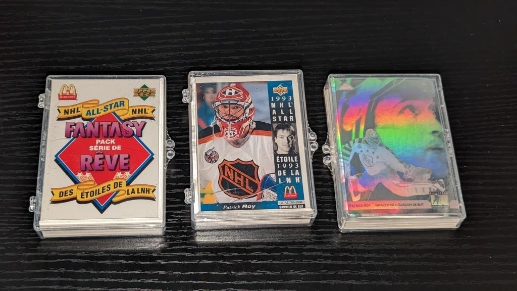 3 McDonalds Hockey Card Sets