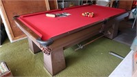 Brunswick-Balke Monarch Cushions Slate Pool Table