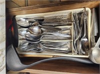 Entire Contents of Silverware & Utensil Drawers