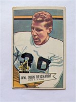 1952 Bowman Large Wm John Reichardt Rookie Card