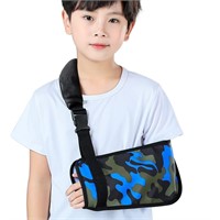 (OPEN BOX) Camo Kids Arm Shoulder Sling Blue