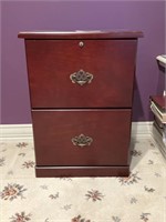 wooden file cabinet