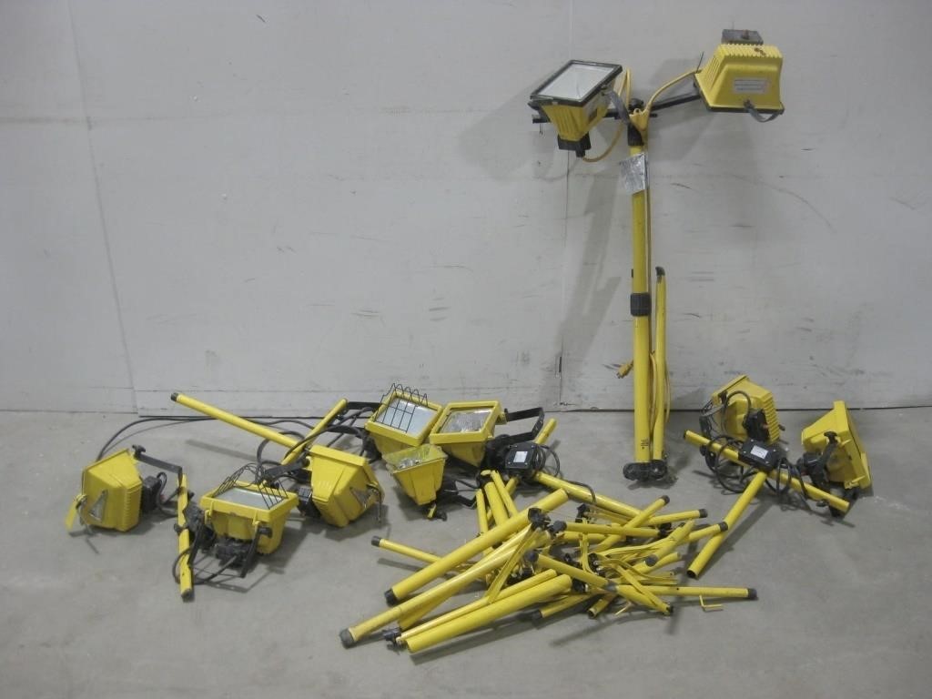 Assorted Work Lights Untested