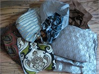 Bag Of Fabric & Drapes All Pictured