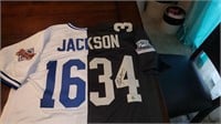 Bo Jackson signed custom split jersey BAS
