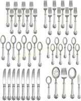 Wallace 45 PC Flatware Set 18/10 Stainless Steel