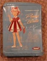 Penny Brite vintage doll case w/ dolls & etc