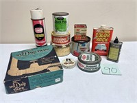 Vintage Various Cans & Drip Tape Lot