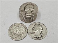 10- 1952  Washington SIlver Quarters