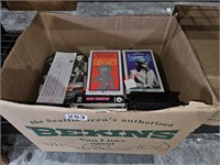 Box of VHS Tapes