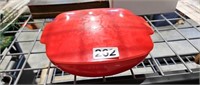 Vintage Red Pyrex Dish with lid