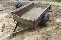 Utility Trailer, Approx 45" x 77", Pin Hitch