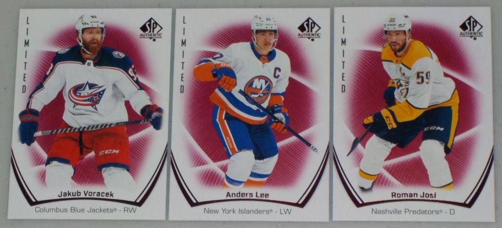 Lot of 3 2021-22 SP Authentic Limited cards