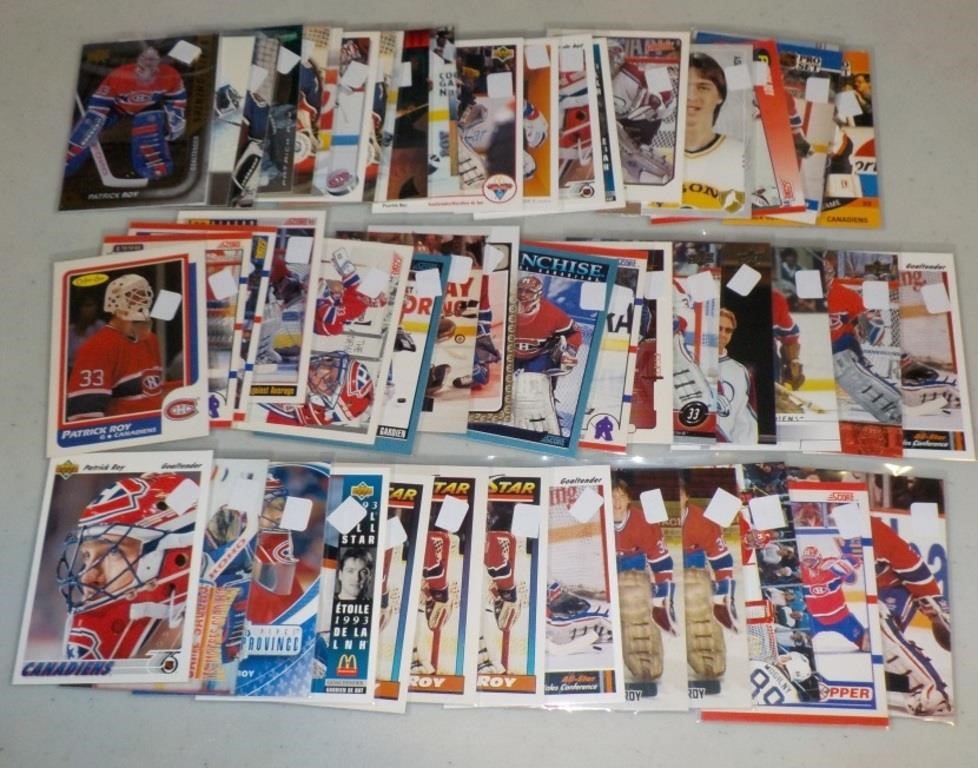 Lot of 50 Patrick Roy cards