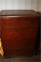 Vintage Dresser, 4 Drawers, 29.5 x 18 x 44H