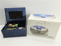 Jewelry Box w/ Jewelry & Cleaning Kit