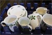 BL of Christmas Dishes & Cups