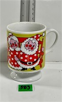 Vtg Mr & Mrs Claus Ceramic Cup/Mug