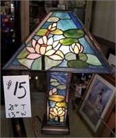 Tiffany Style Stained Glass Square Shade 21 X 13